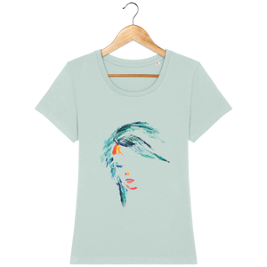 T-shirt au motif inspiré de peintures personnelles