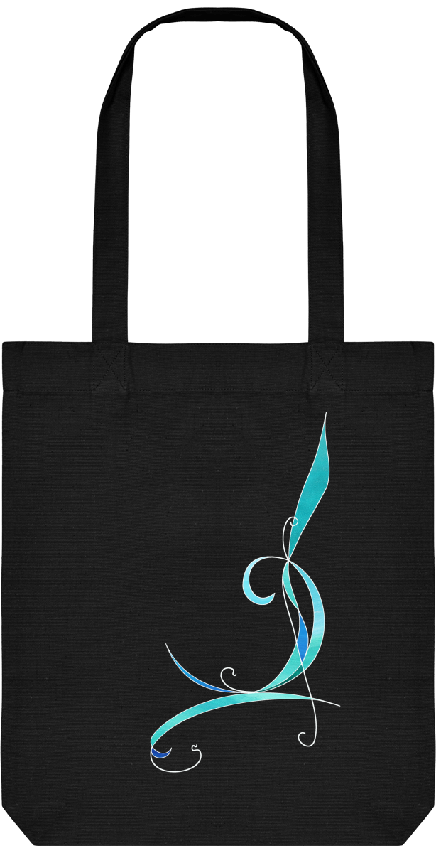 Tote bag noir - design élégant 