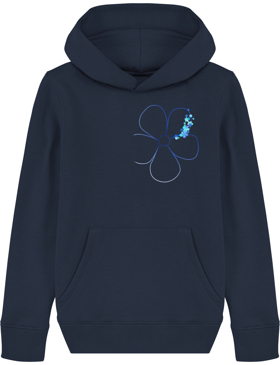 Sweat enfant en coton bio et polyester recyclé - doux et confortable  