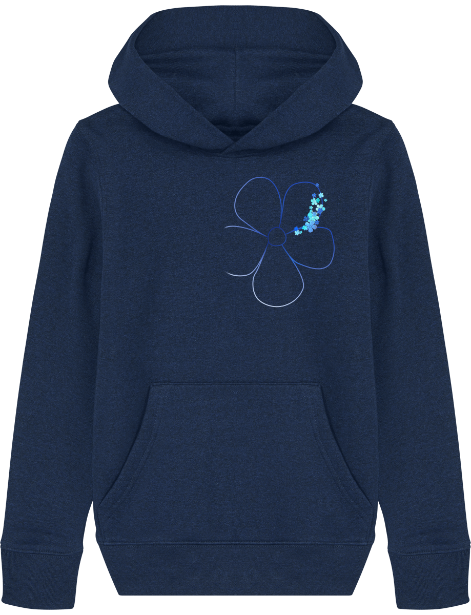 Sweat enfant en coton bio et polyester recyclé - doux et confortable  