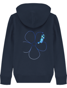 Sweat enfant en coton bio et polyester recyclé - doux et confortable  - dos