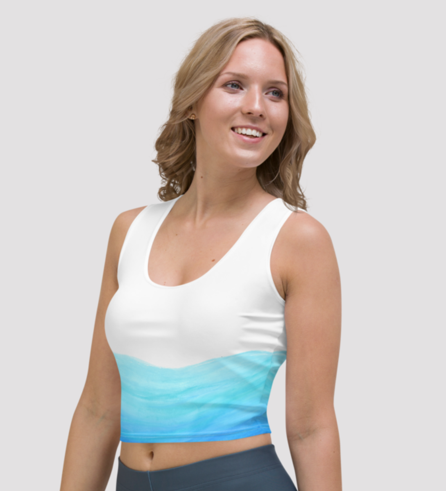 Crop-top aux couleurs lumineuses