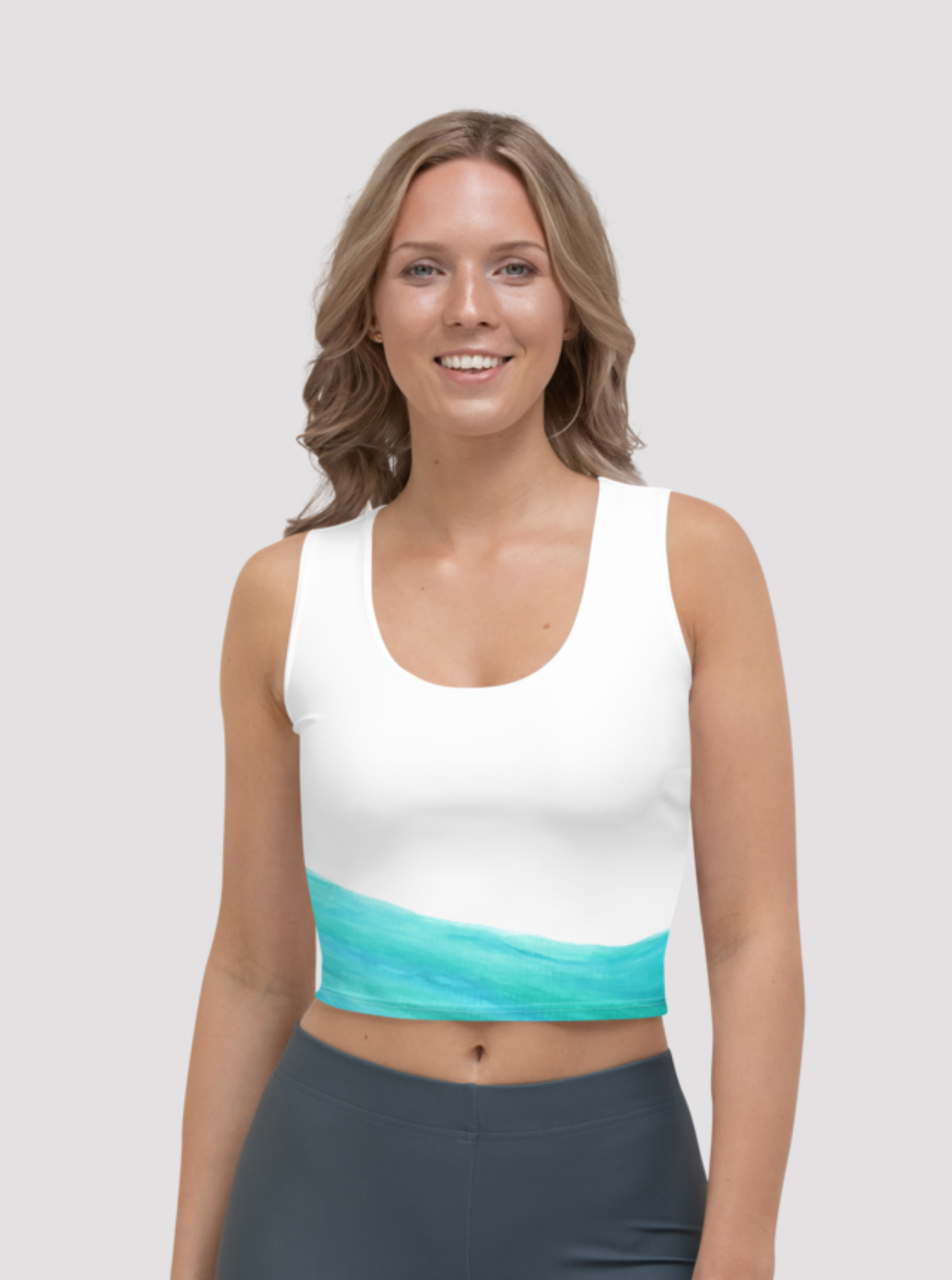 Crop-top aux couleurs lumineuses