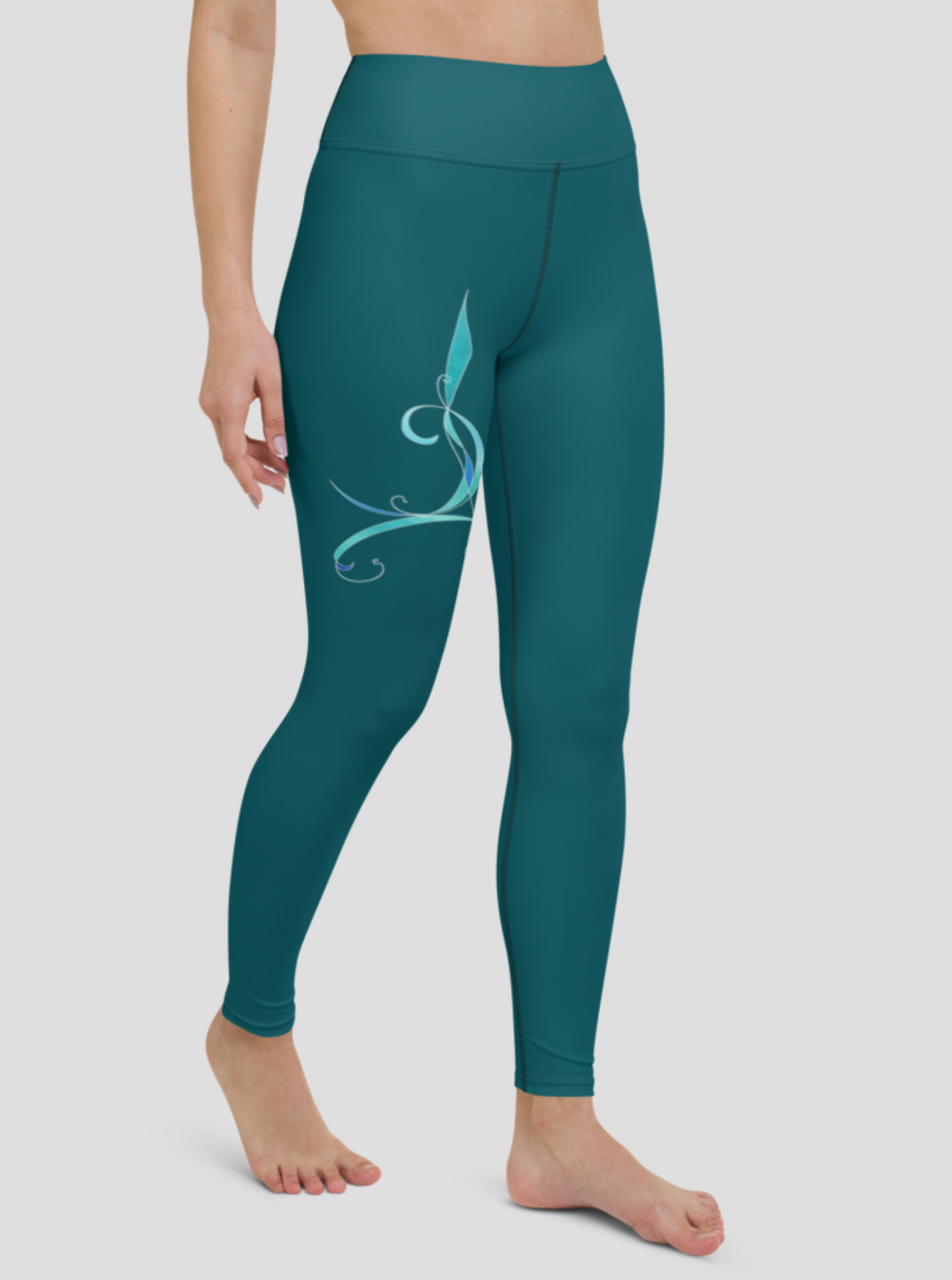 Legging Yoga au motif inspiré de peintures personnelles