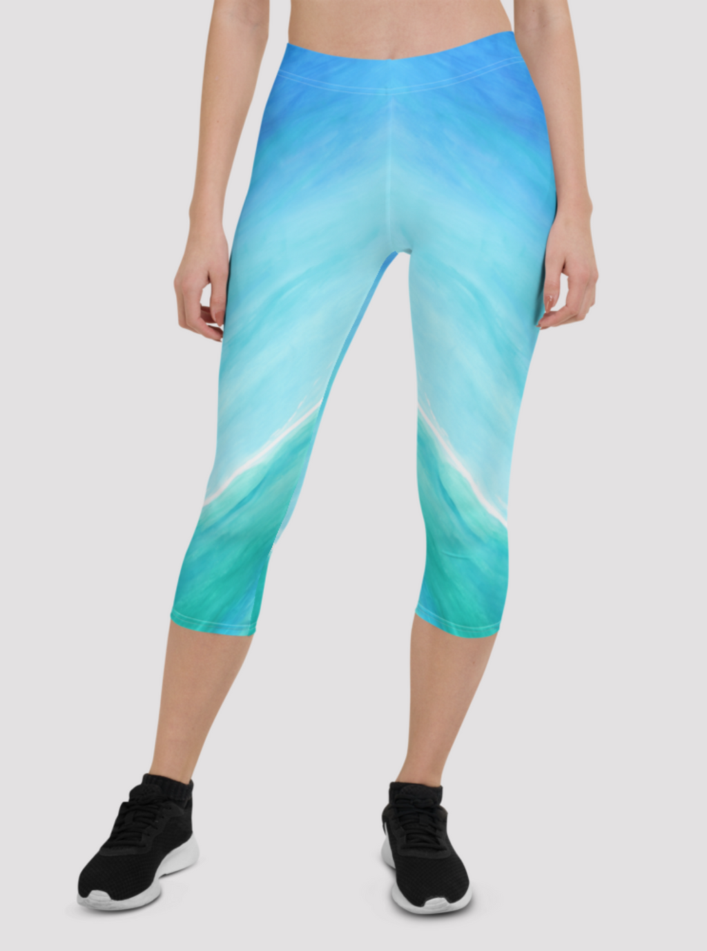 Legging court aux couleurs lumineuses