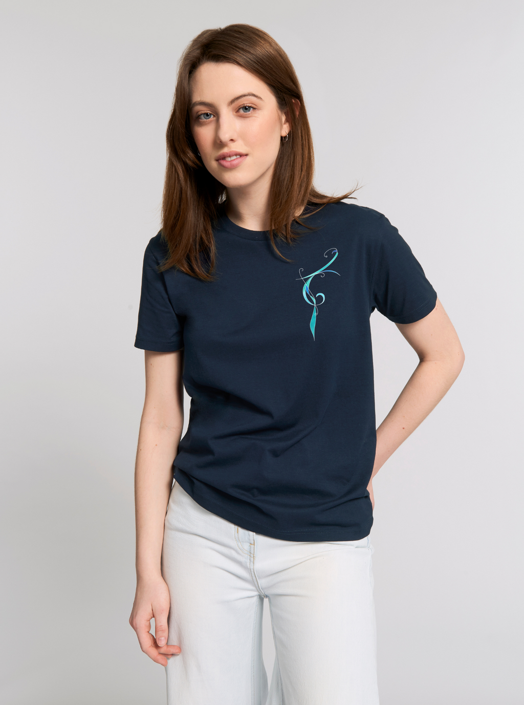 T-shirt au motif inspiré de l'Art Nouveau