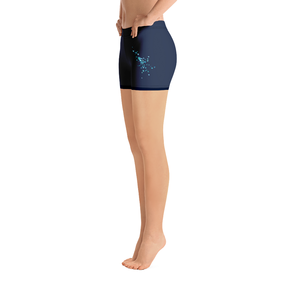 Short bleu marin en microfibre - doux et confortable 