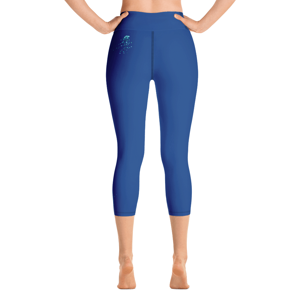 legging de yoga court extra doux et confortable design plein de peps - dos