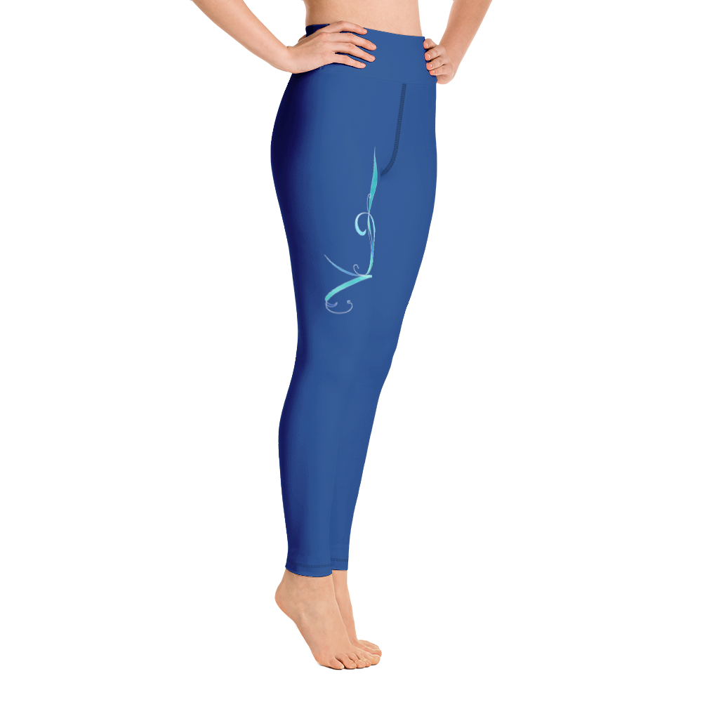 legging de yoga doux et confortable au motif inspiré de l'Art Nouveau