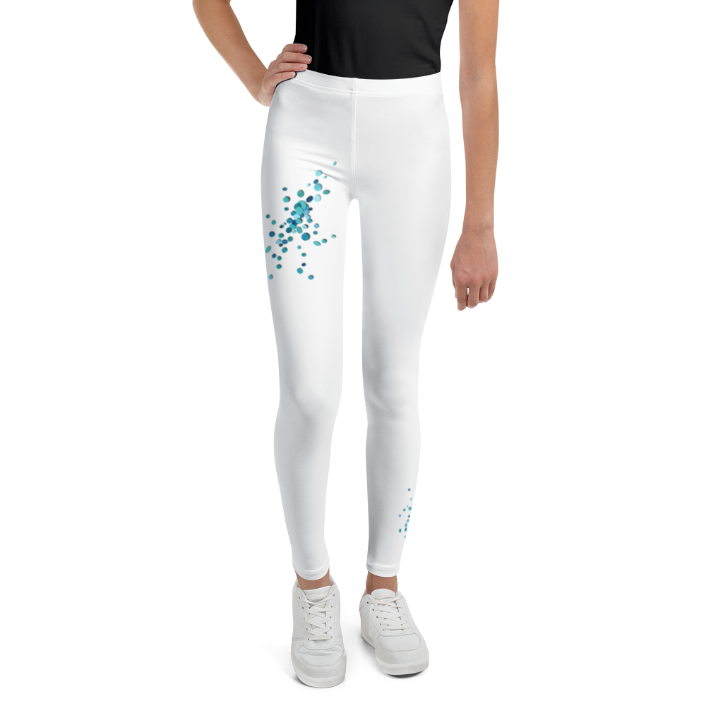 Legging enfant blanc - doux et confortable  - design pep 