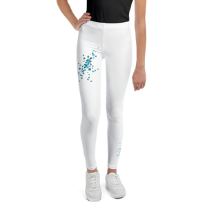 Legging enfant blanc - doux et confortable  - design pep 