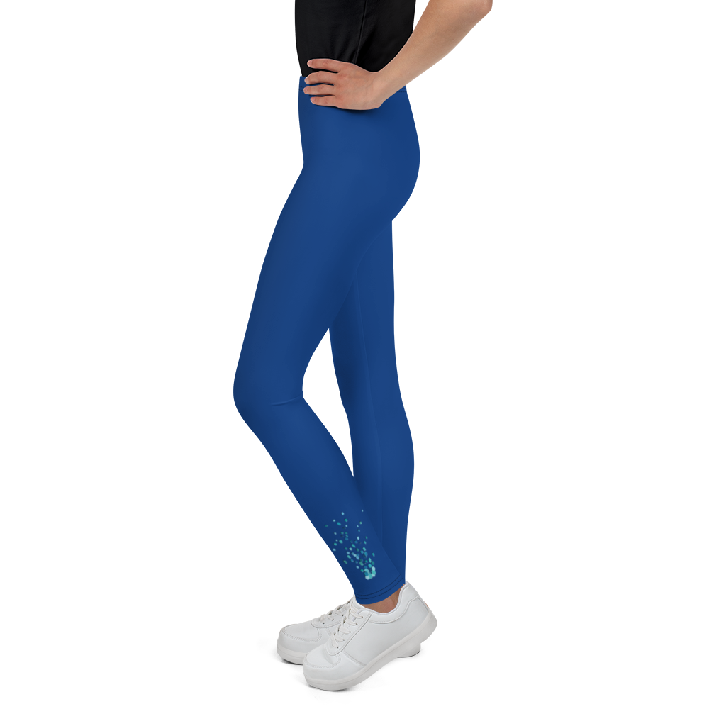 Legging enfant bleu - doux et confortable  - design pep 