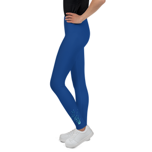 Legging enfant bleu - doux et confortable  - design pep 