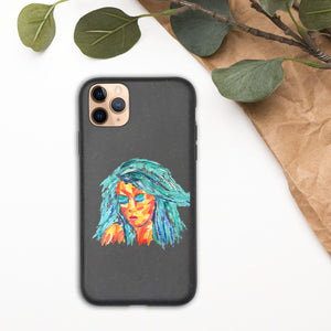 coque i-phone écolo et biodégradable - motif haut en couleurs