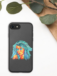 coque i-phone écolo et biodégradable - motif haut en couleurs