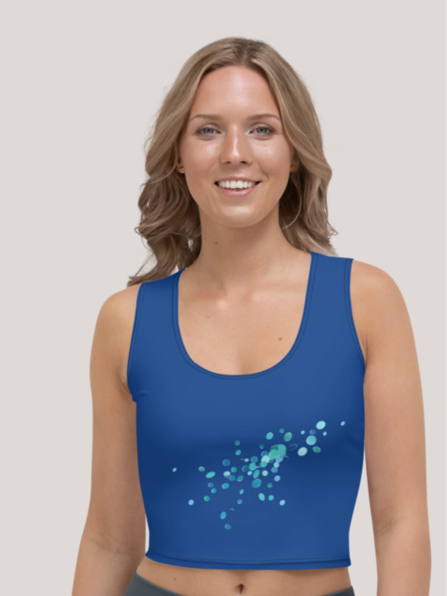 Crop-top Yoho Blue