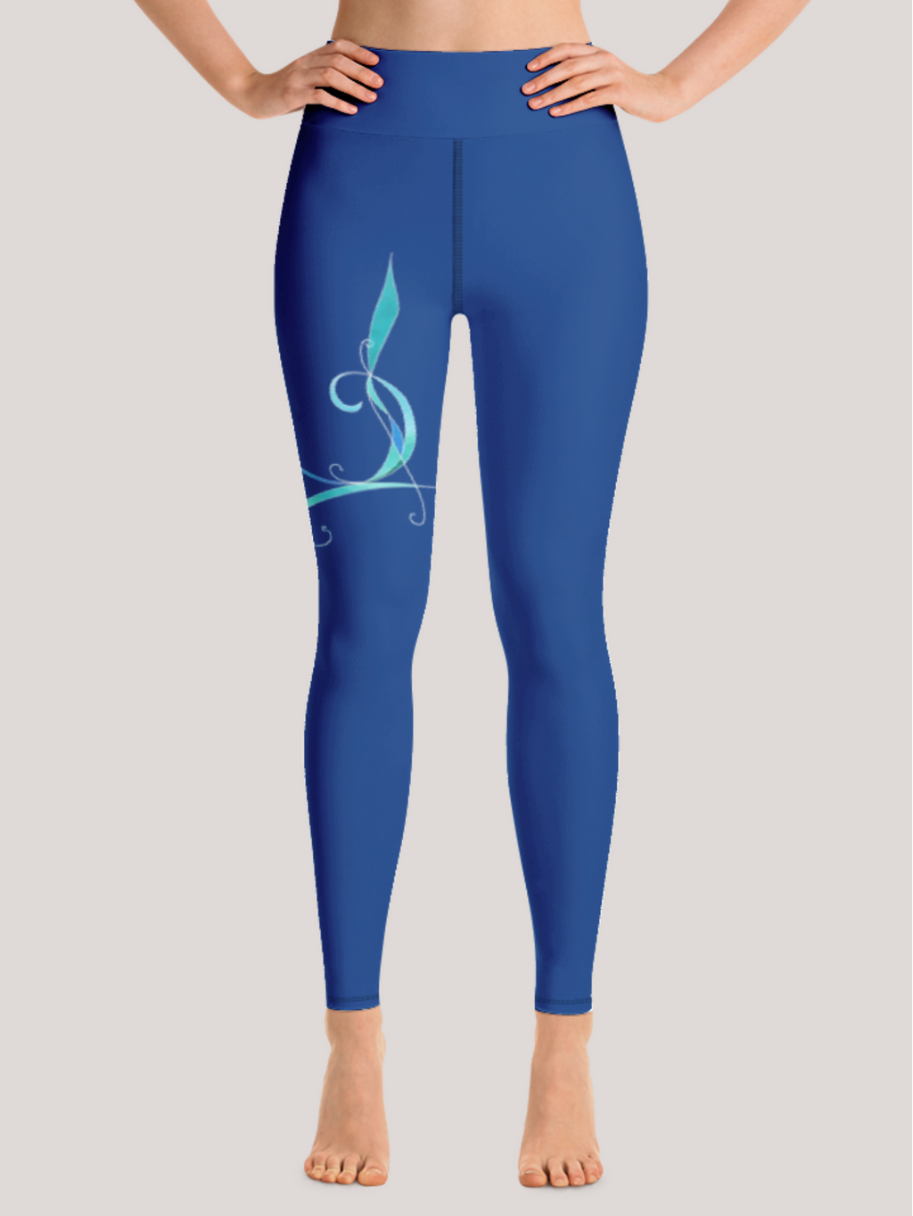 legging de yoga doux et confortable au motif inspiré de l'Art Nouveau