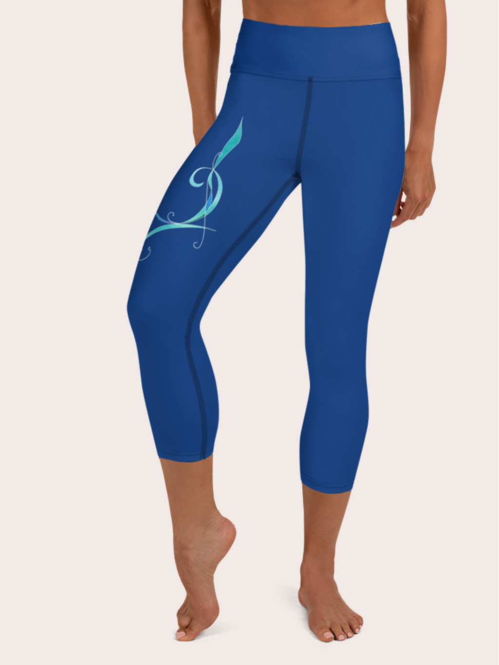 Legging de yoga court souple et confortable  - création originale