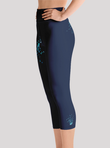 Legging de Yoga court Yoho Navy