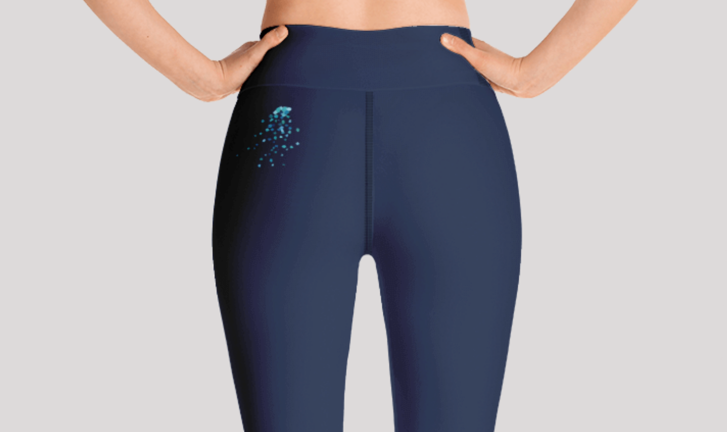 Legging de Yoga court Yoho Navy